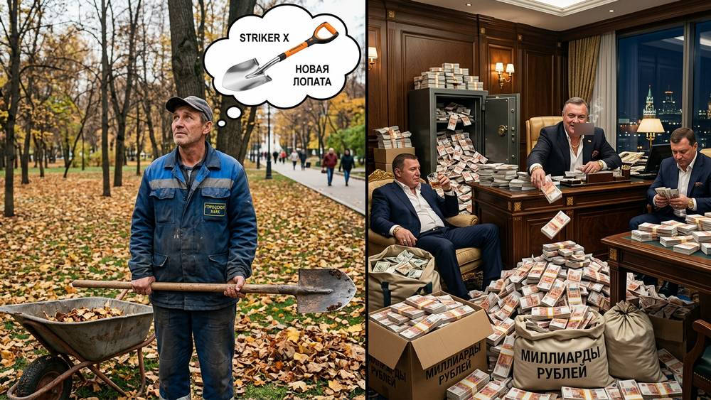 Труженику брянского парка не дали денег на лопату − 18 миллиардов ушли достойным