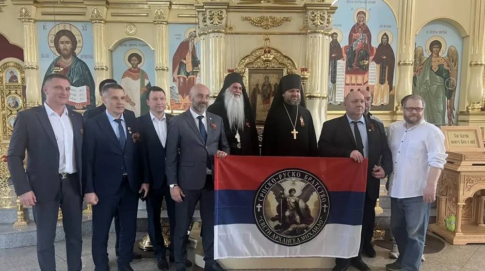 Свенский Успенский мужской монастырь посетила делегация из Сербии