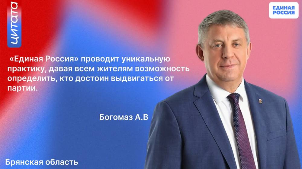 Александр Богомаз: «Предварительное голосование доказало свою эффективность и востребованность у жителей»
