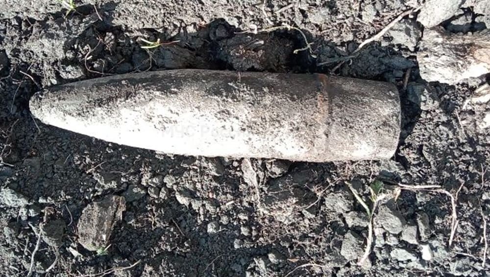В Брянском районе предотвратили взрыв артиллерийского снаряда