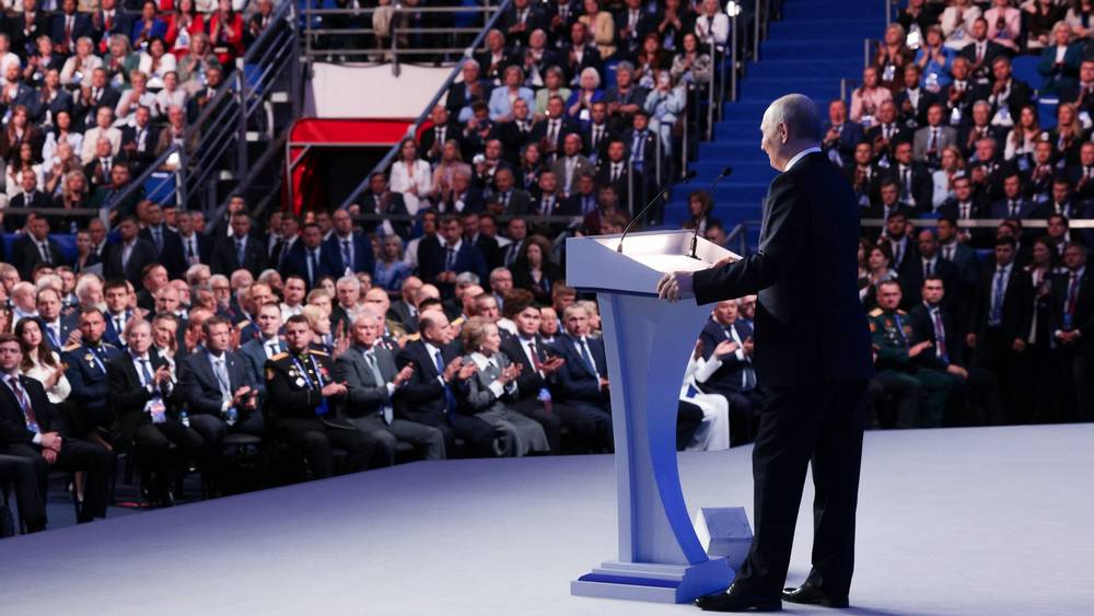 Главные заявления президента Путина на съезде «Единой России»