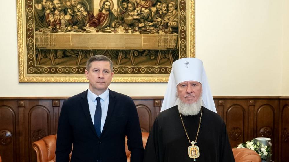 Митрополит Брянский и Севский Александр встретился с врио губернатора Брянской области Егором Ковальчуком