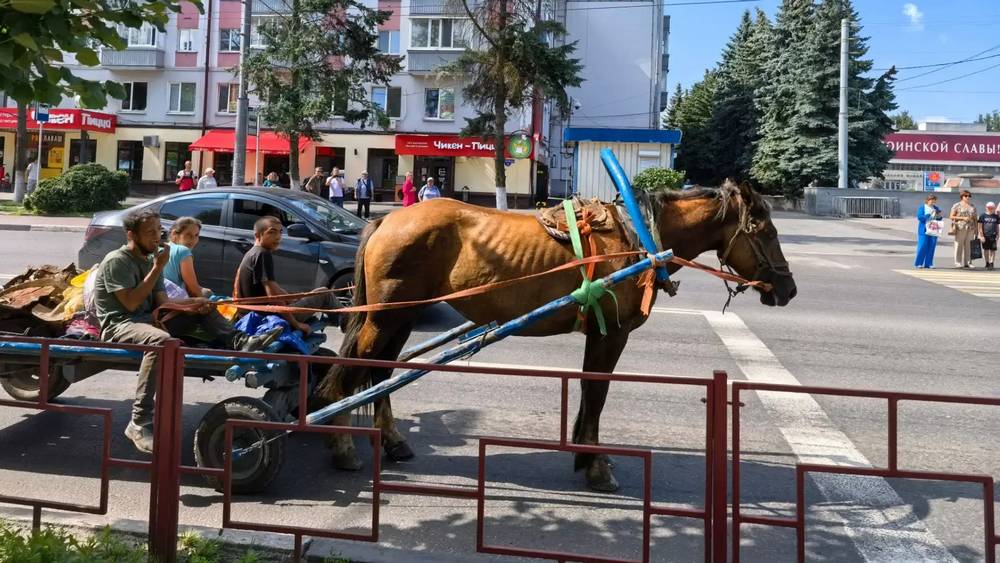 Транспортное средство брянских цыган истощало − с заправкой тоже худо