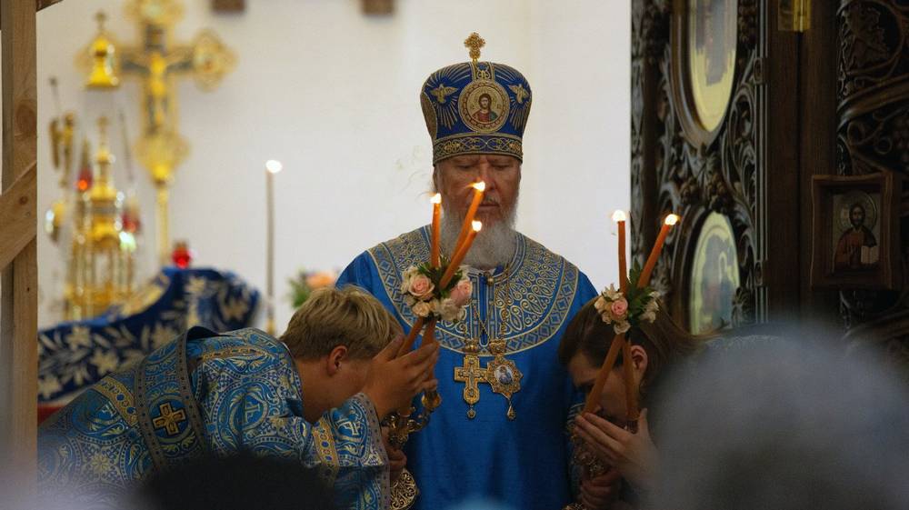 В Богородицкой Площанской мужской пустыни прошло праздничное богослужение