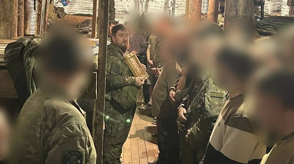 Военный священник Брянской епархии встретился с бойцами штурмового отряда