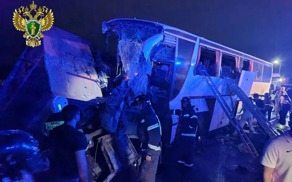 Пять человек погибли в ДТП с автобусом «Грузия — Москва» на Ставрополье