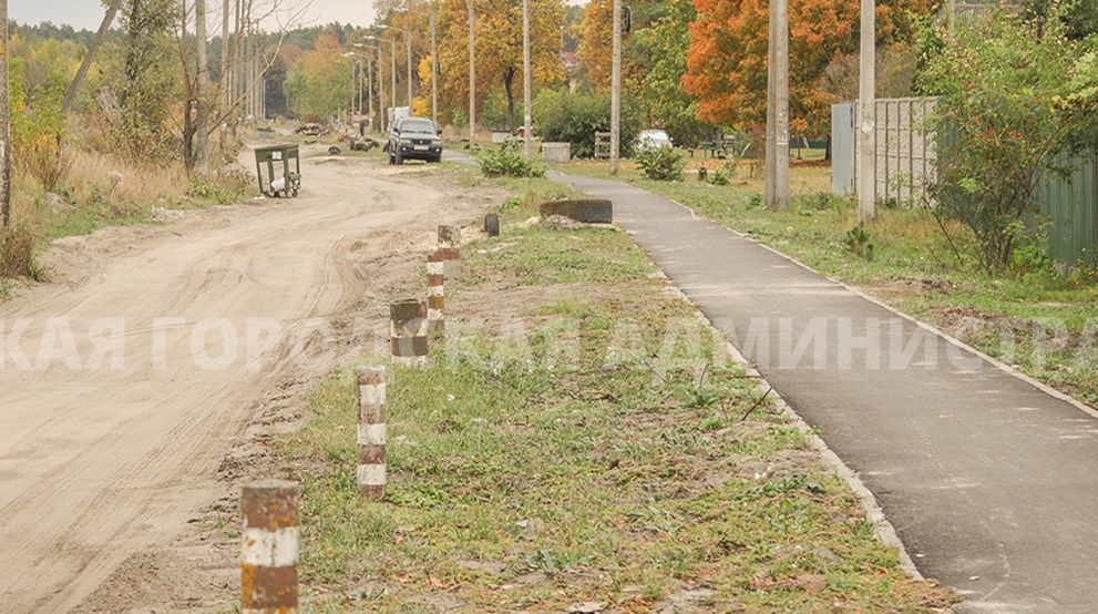 В брянской Радице-Крыловке проезжую часть дороги на Лесной сделают на дамбе