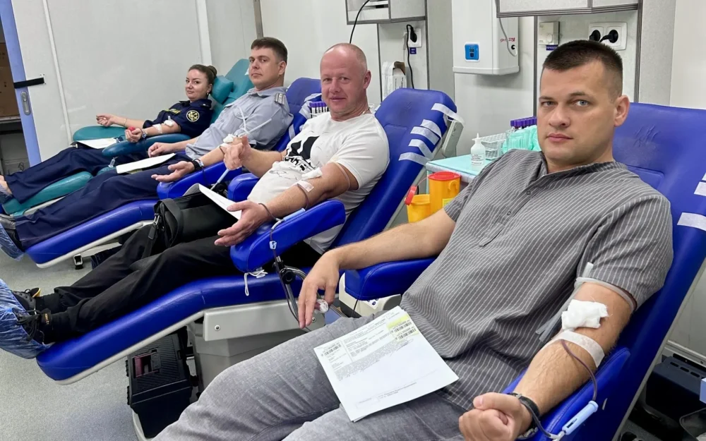 В Брянске 73 сотрудника УФСИН сдали кровь