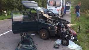 Стали известны подробности гибели мотоциклиста в ДТП под Брасовом