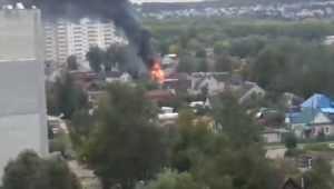 В Бежицком районе Брянска за 10 минут сгорел дом