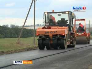 В Брянской области идет ремонт дорог