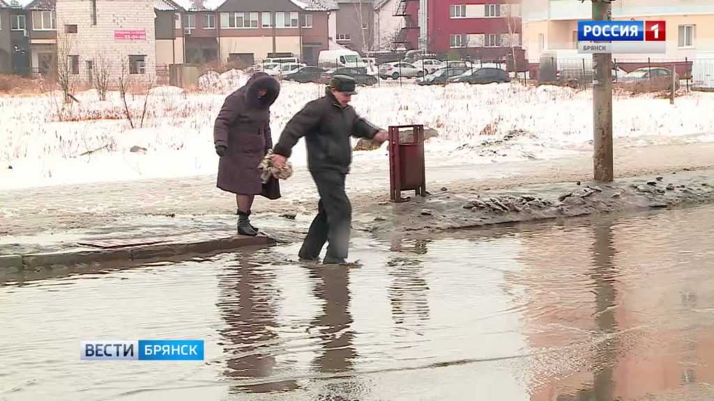 В Брянске начался потоп
