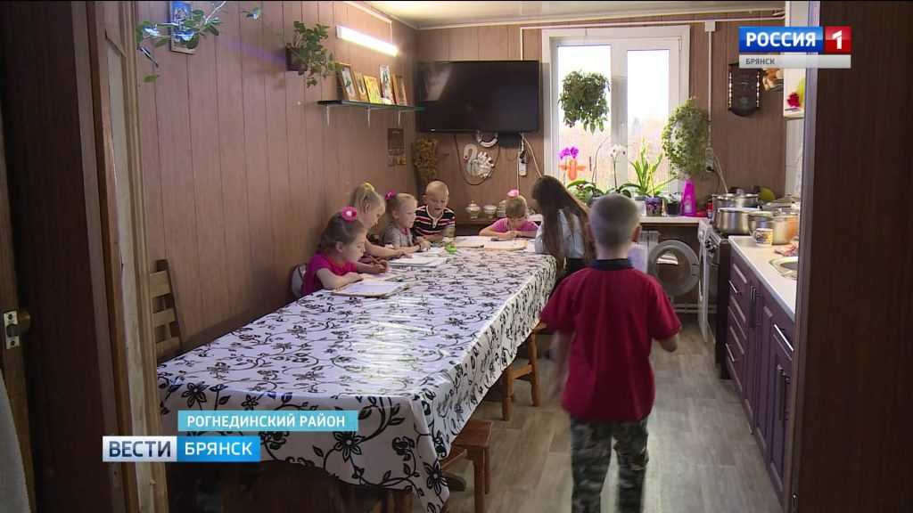 Самая большая брянская семья живет в Рогнедине